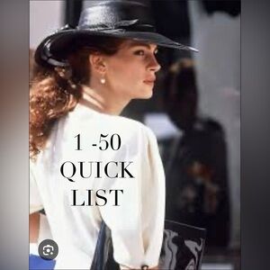 COPY - Live Show 1-50 Quick List